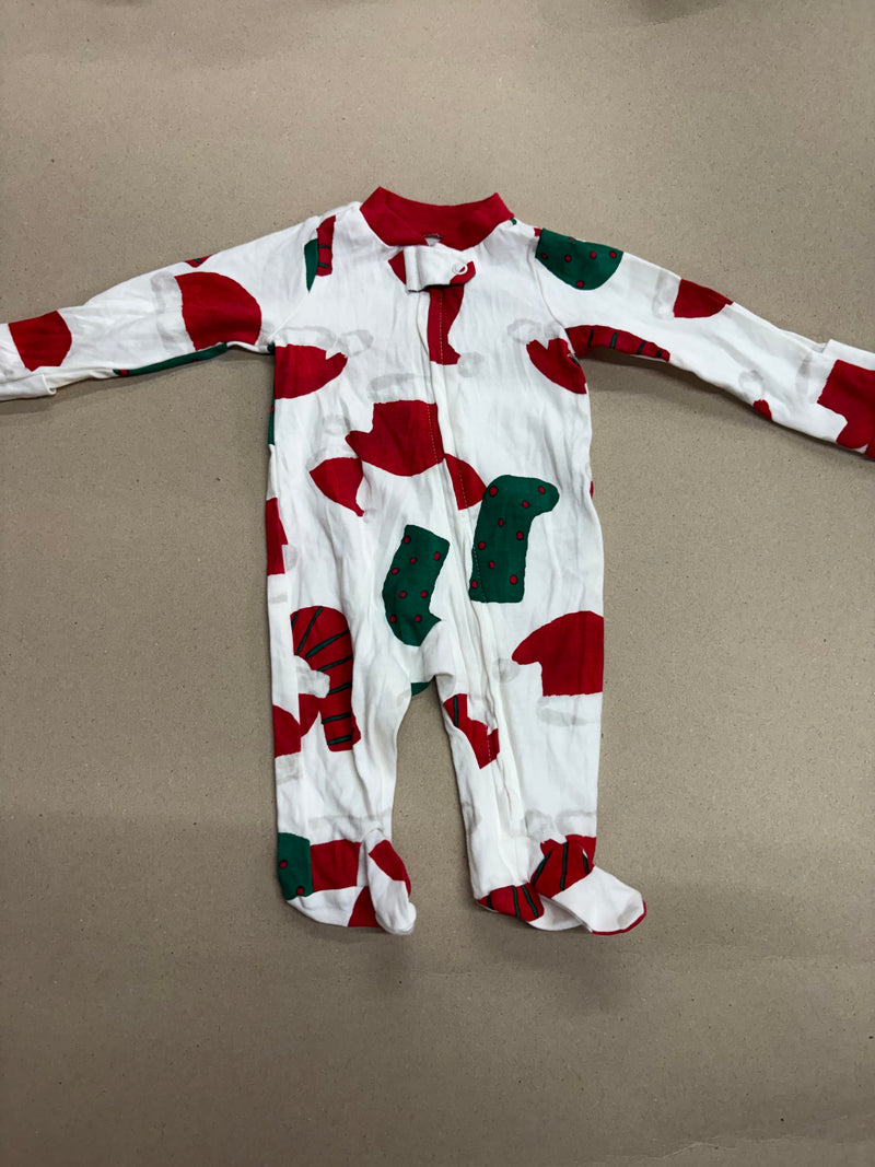 Christmas with shoe (zipper)-Baby High quality jumpsuit