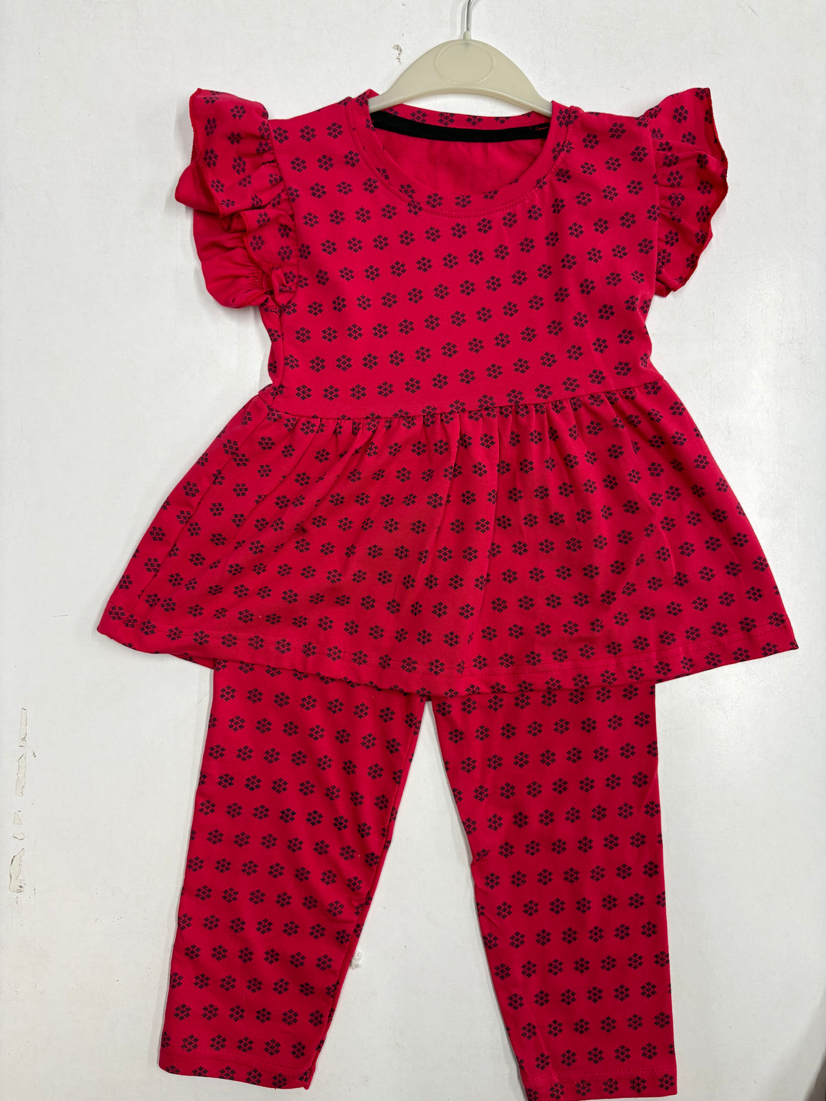 Read with a black peplum co - ord girls set Sep