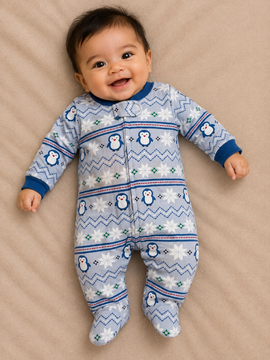 Navy blue penguin- full jumpsuit