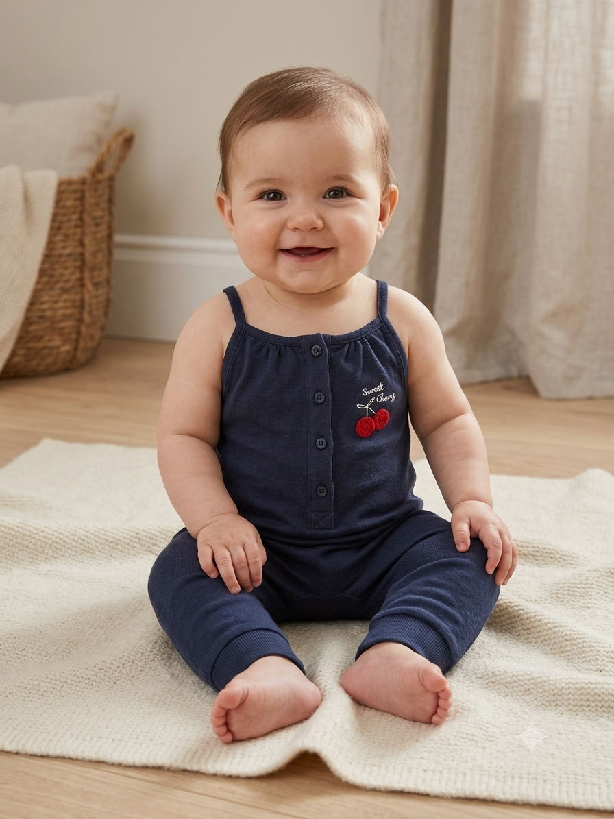 Sweet cherry-Baby Jumpsuits