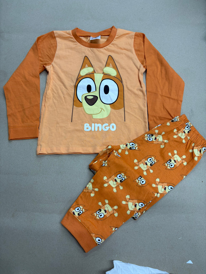 Orange with BINGO -Kids Full Sleeve Set