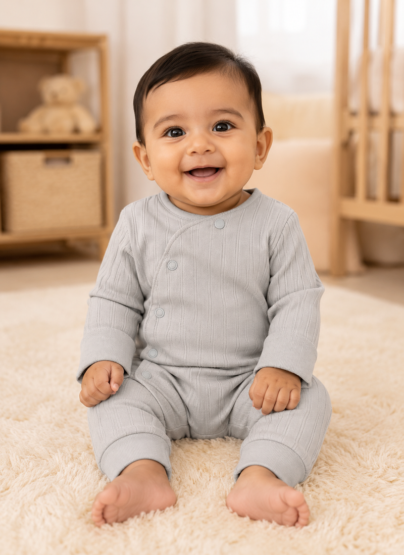 Plain grey -full Jumpsuits