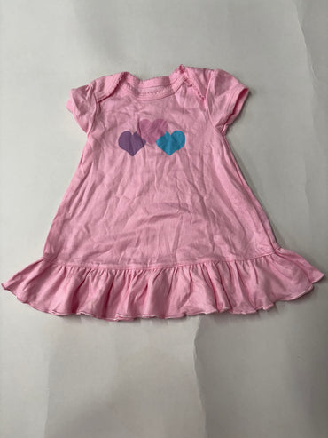 Pink with heart-Baby half Sleeve top