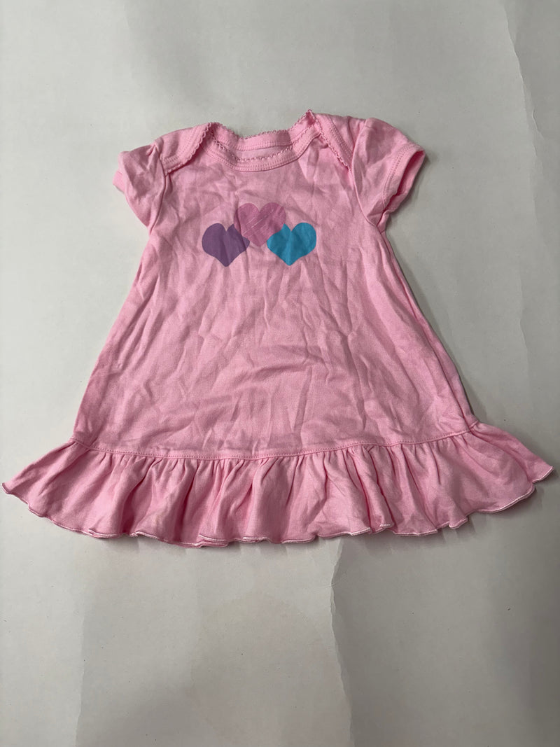 Pink with heart-Baby half Sleeve top