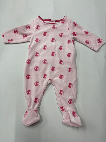 Pink cat- Baby full Jumpsuits