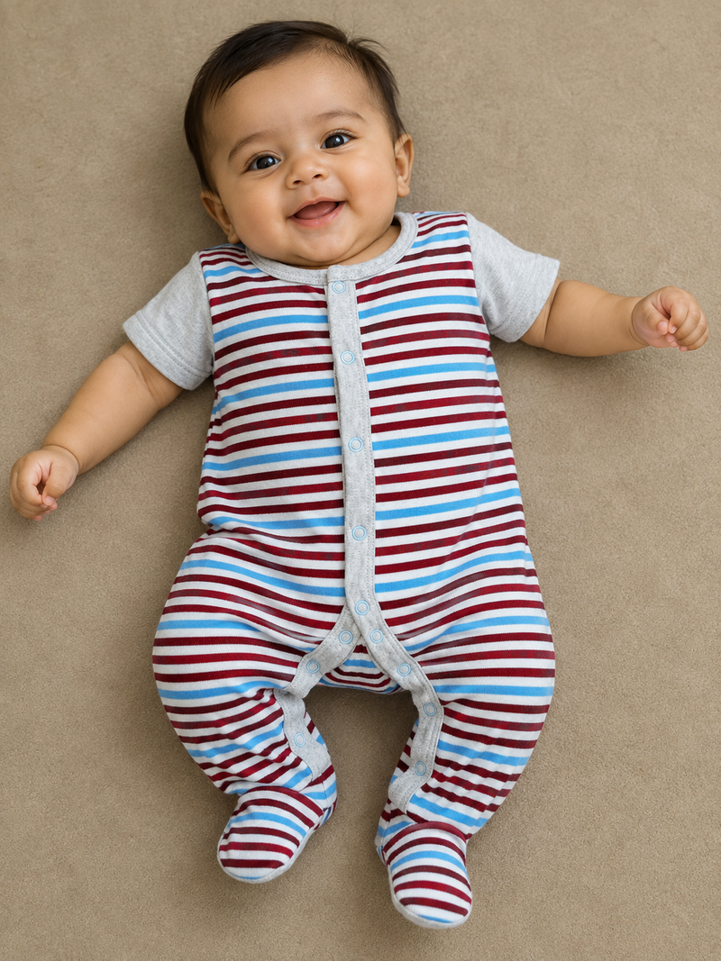 Red blue line - full Jumpsuit