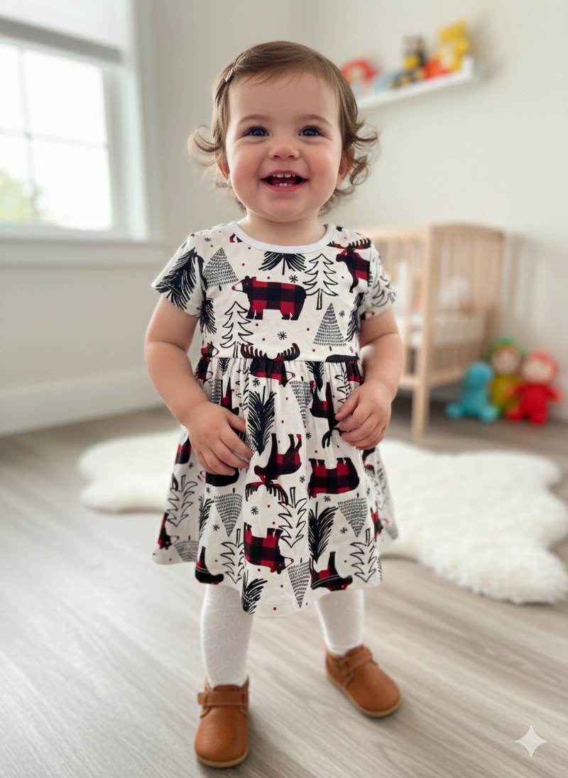 Black deer - onesies frock