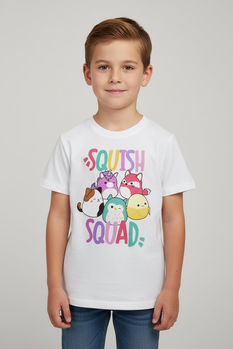 White SQUISH T-Shirts