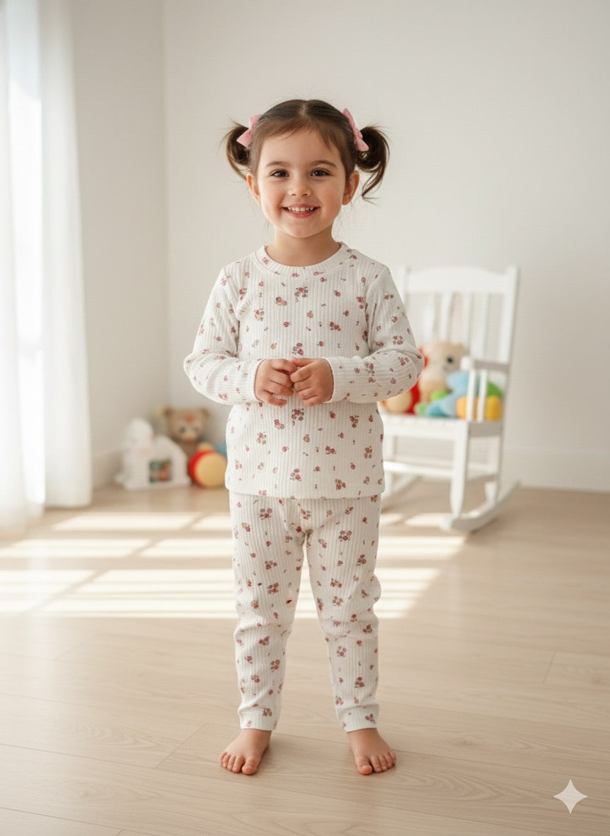 Baby Co-ord sets Full-(snap button)design fabric