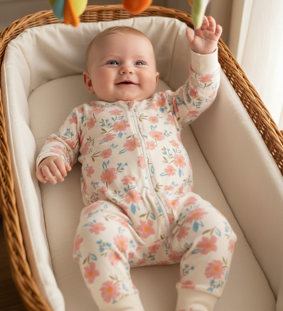Flowers -Baby Jumpsuit