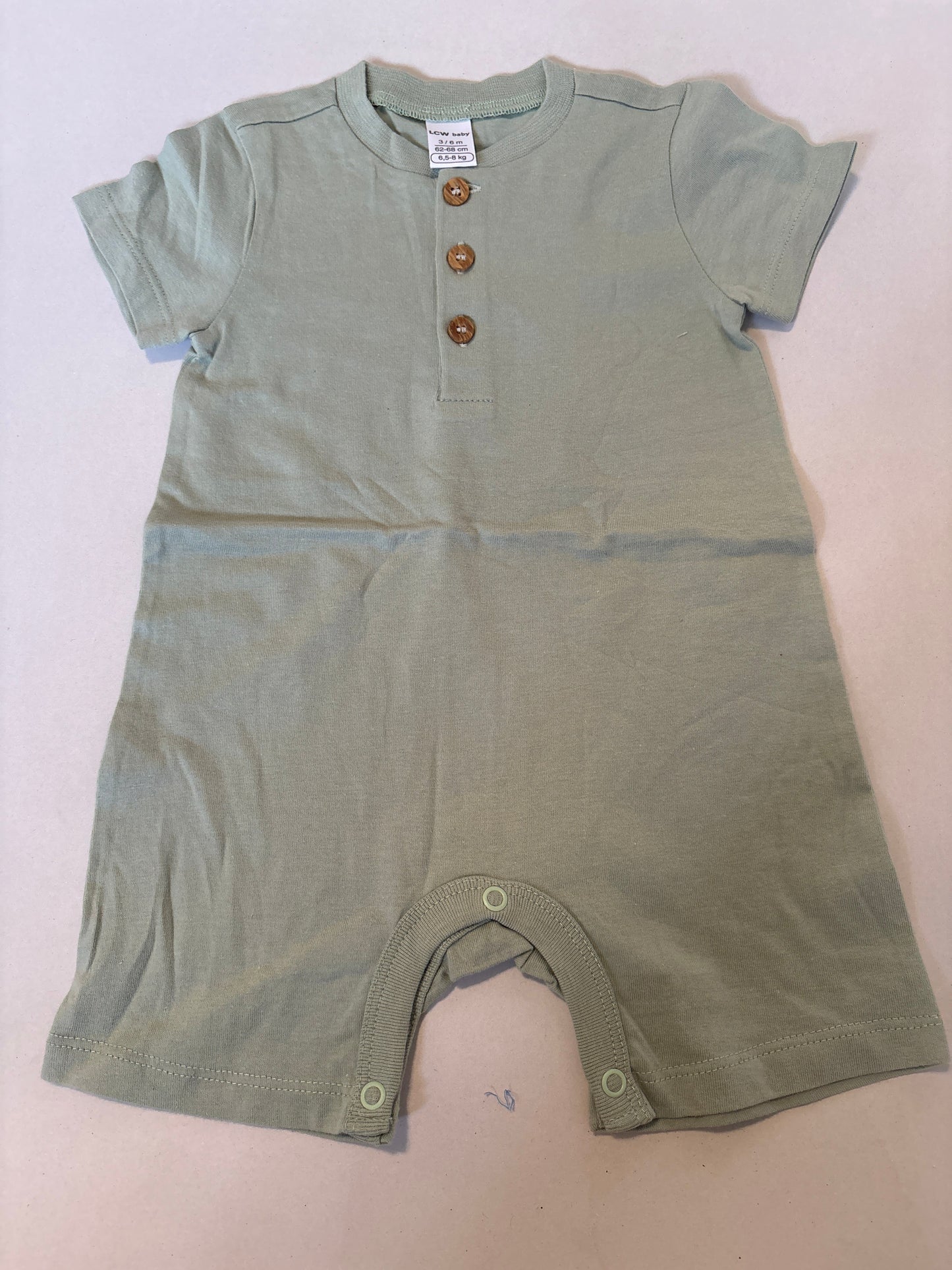 Pista green-Baby half Jumpsuits
