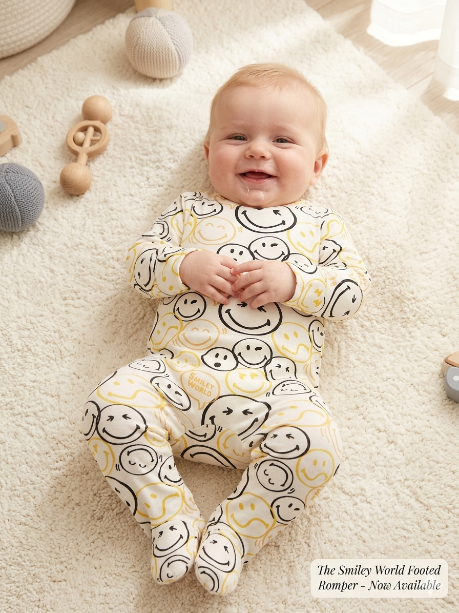 Smiley world -high Quality Baby Jumpsuit