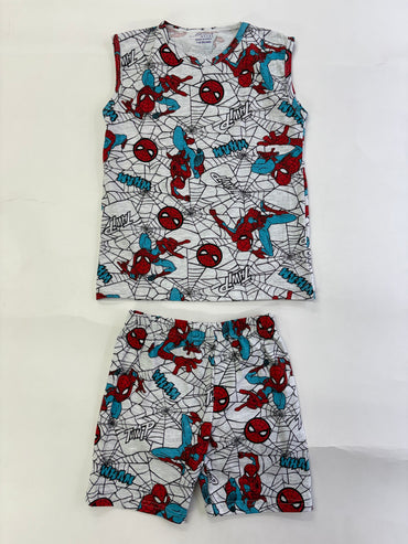 Spider man-Sleeveless co-ords