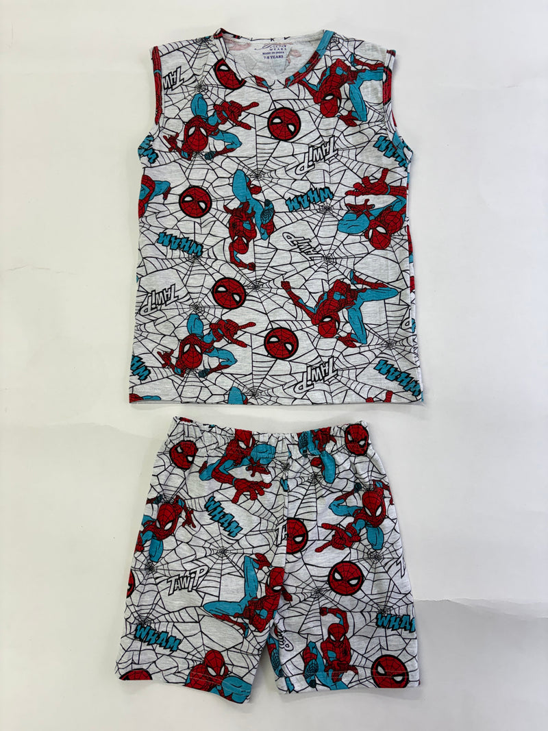 Spider man-Sleeveless co-ords