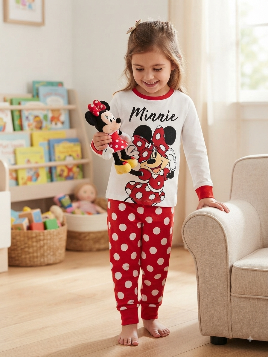 Red Mickey -Kids Full Sleeve Set