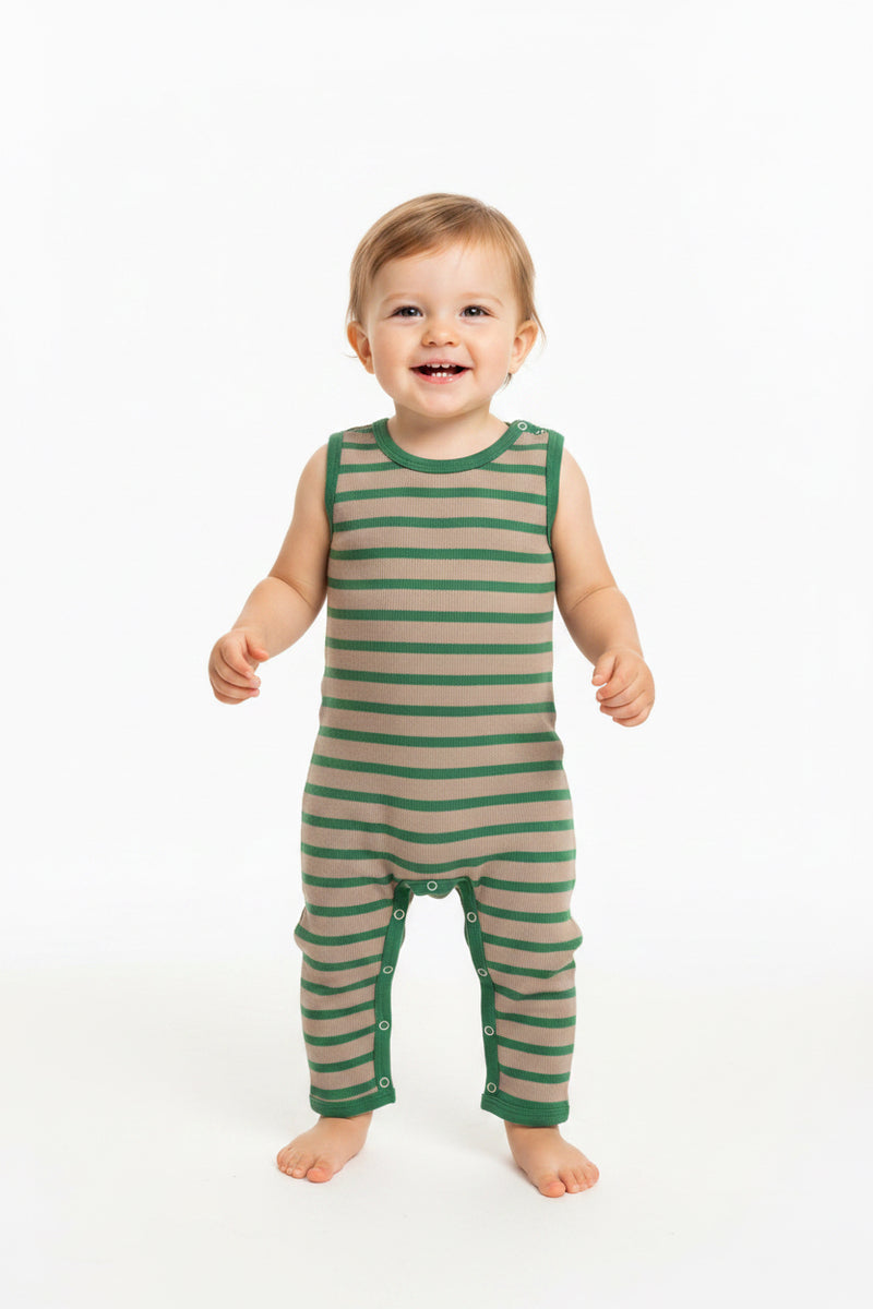 Green strips-High Quality Baby Jumpsuits