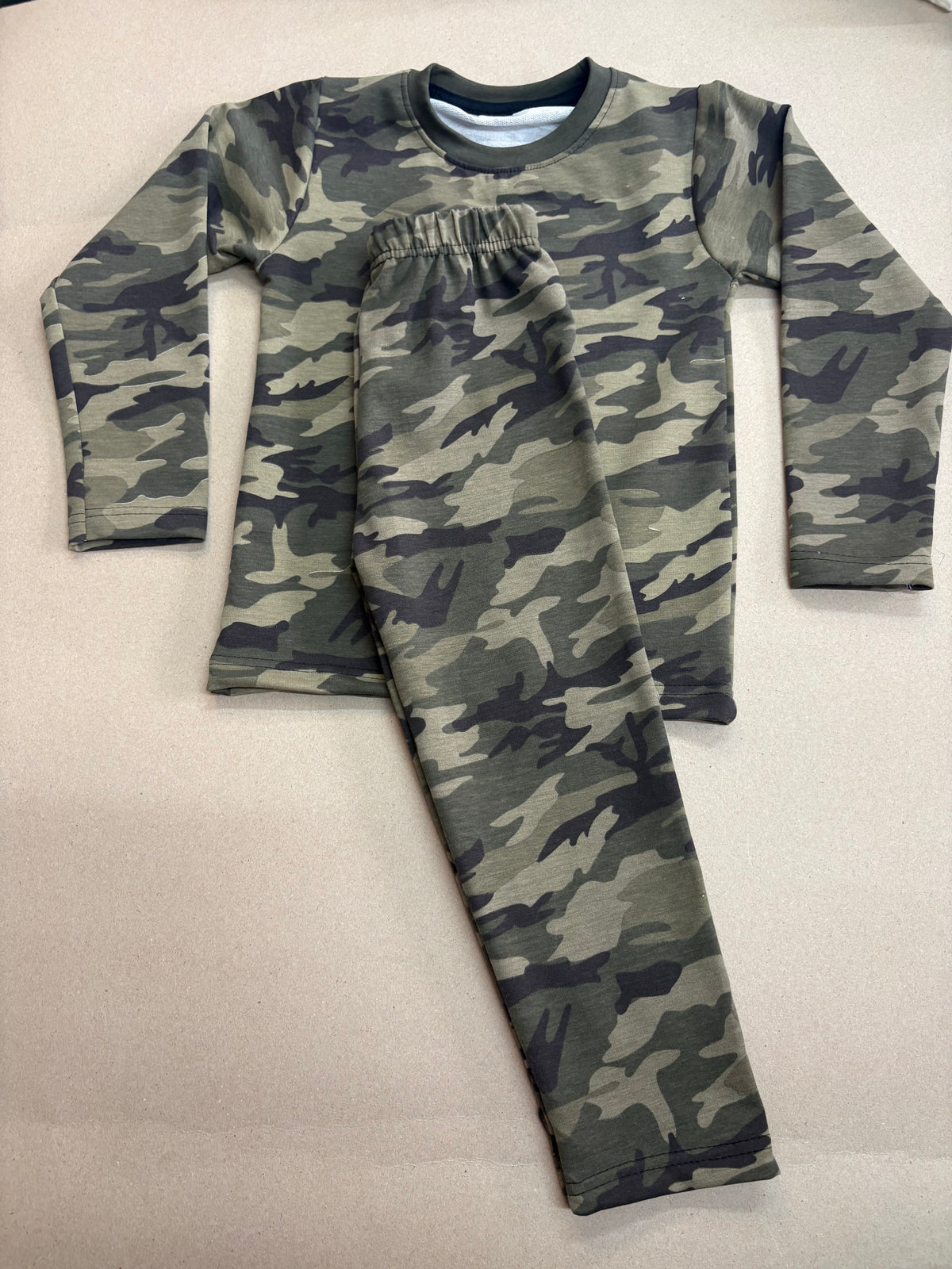 Green camouflage-print-Premium winter wears LoopKnit