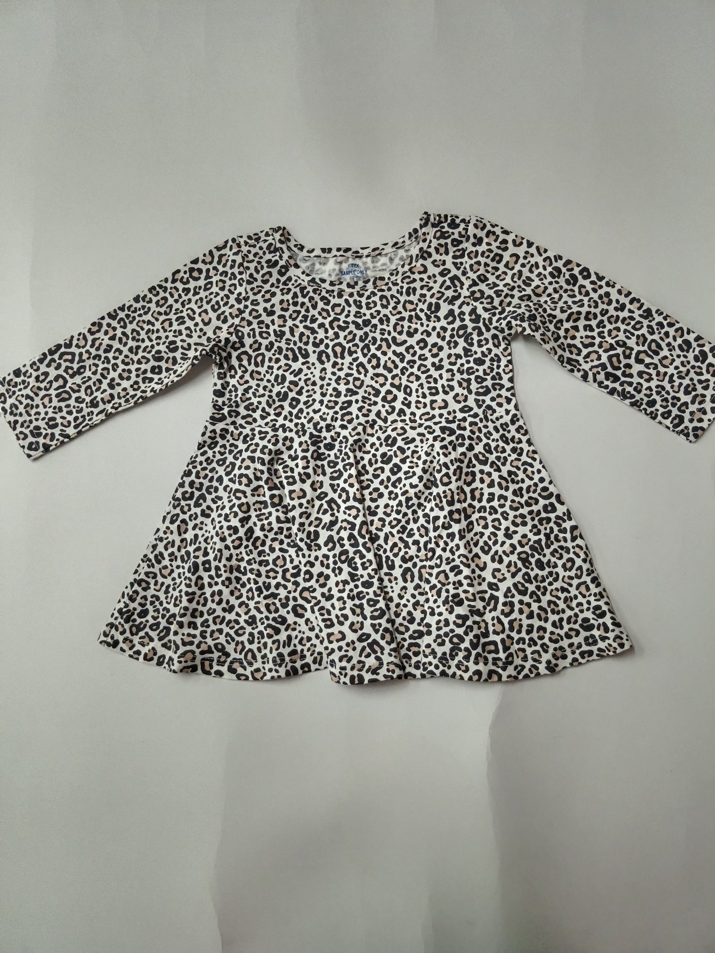 Black chita print -Baby full Sleeve top