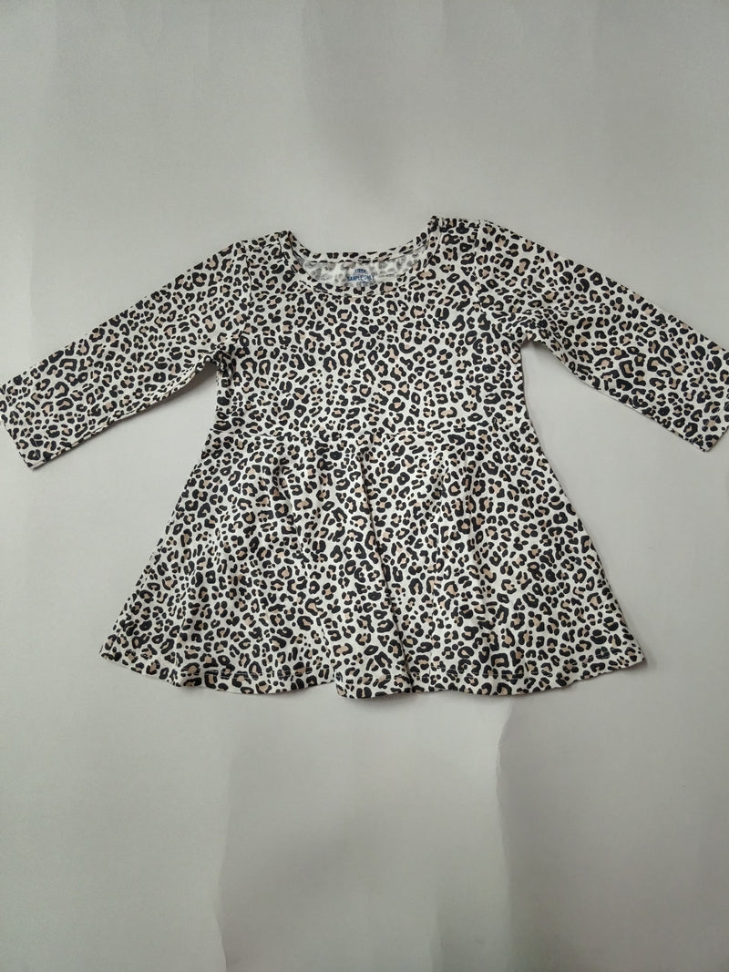 Black chita print -Baby full Sleeve top