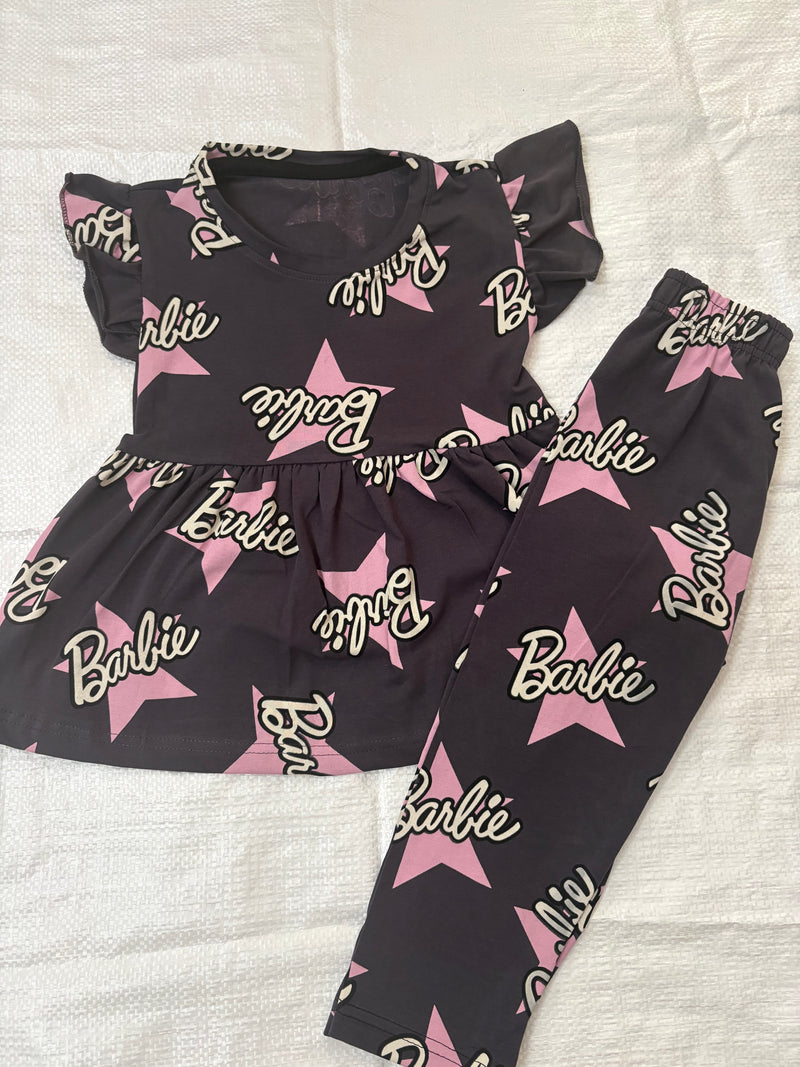 Barbie Peplum Co-Ord Girls Set