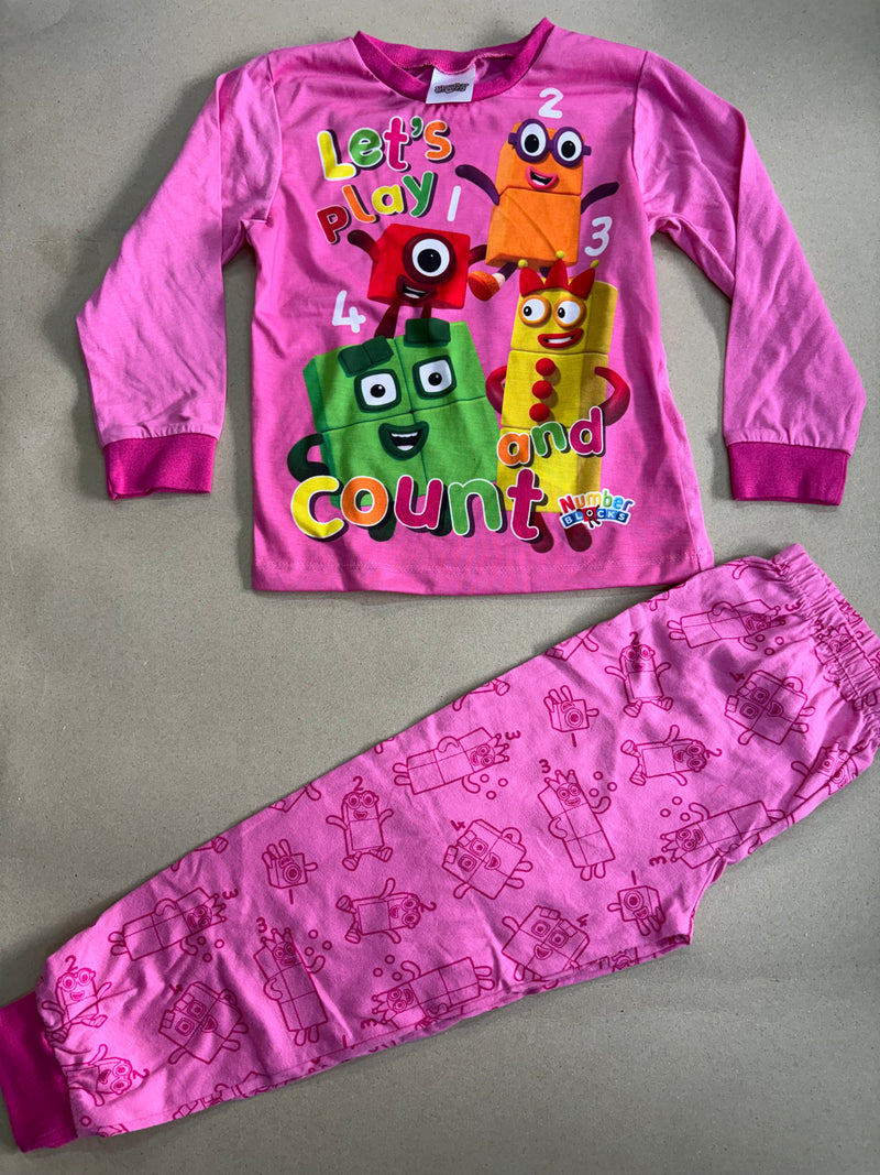 Pink with Let’s Play -Kids Full Sleeve Set