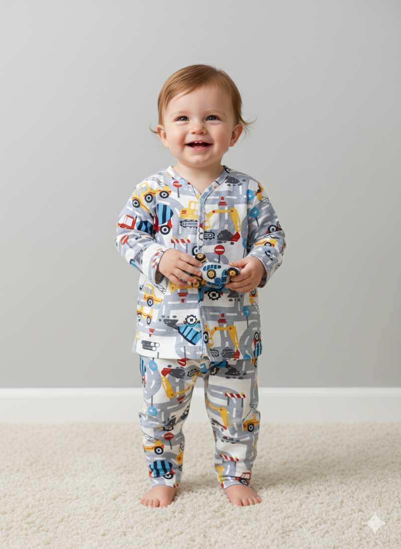 Full Sleeve Baby Jabla Navy Multi colours 22/12