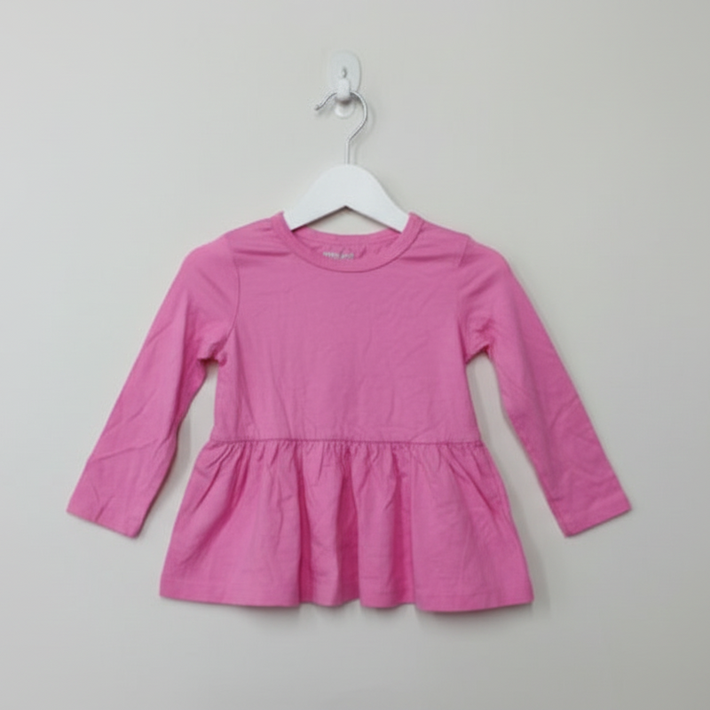 Baby pink -baby full sleeve top
