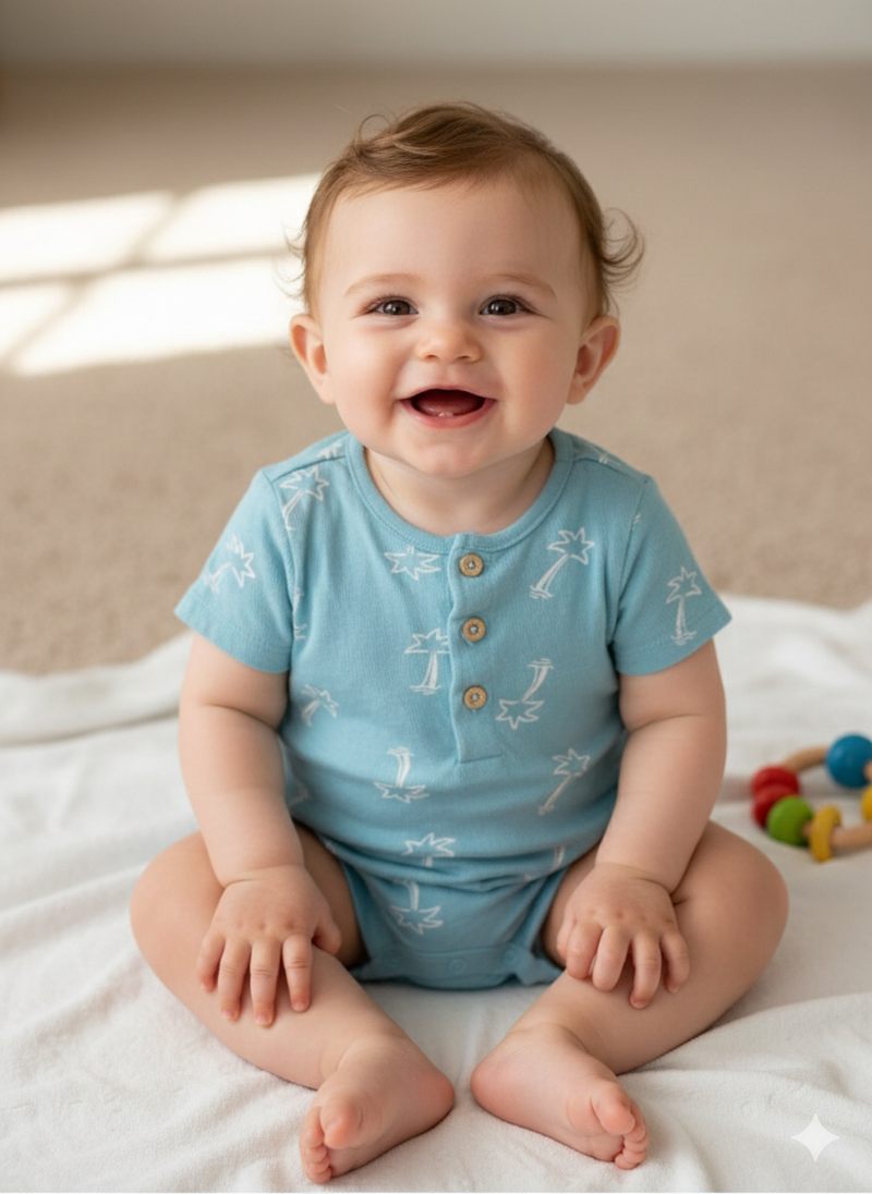 Green tree 🌴-Baby half Jumpsuits