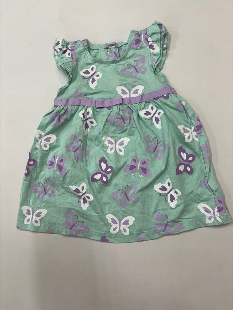 Violet butterfly- Baby Sleeveless Frock