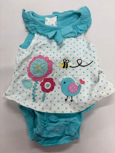 Sky blue -Onesies frock