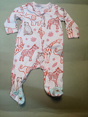 Brown animals with shoe- Baby Jumpsuits