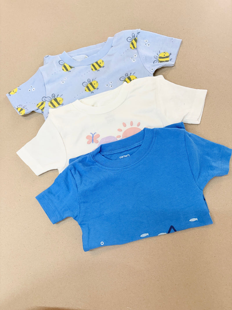 Girls & boys half t-shirts 3 Pcs Combo Set