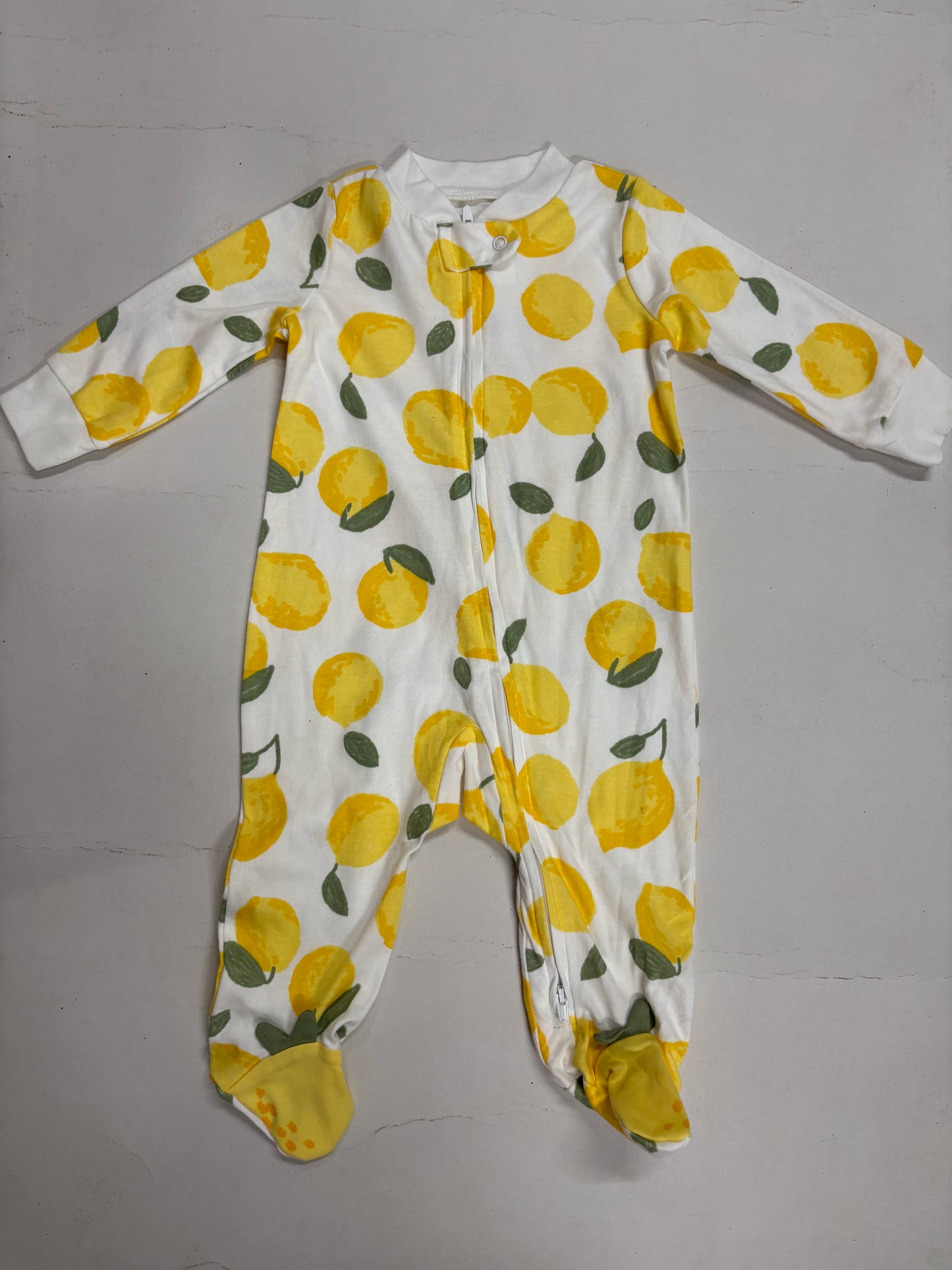 White with lemon 🍋 - Baby high quality jumpsuit