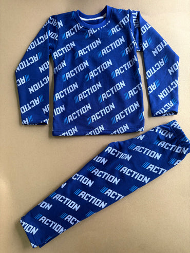 Blue ACTION-Premium winter wear LoopKnit