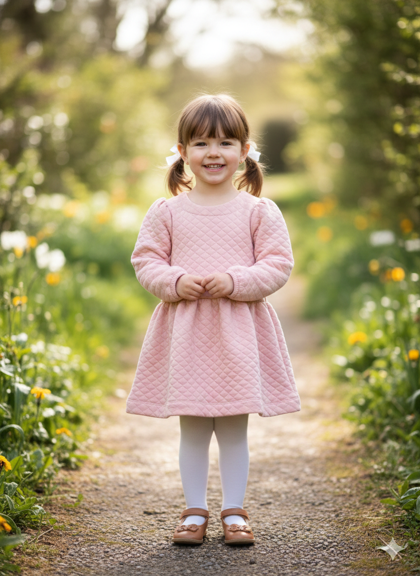 Baby pink - Girl Frock