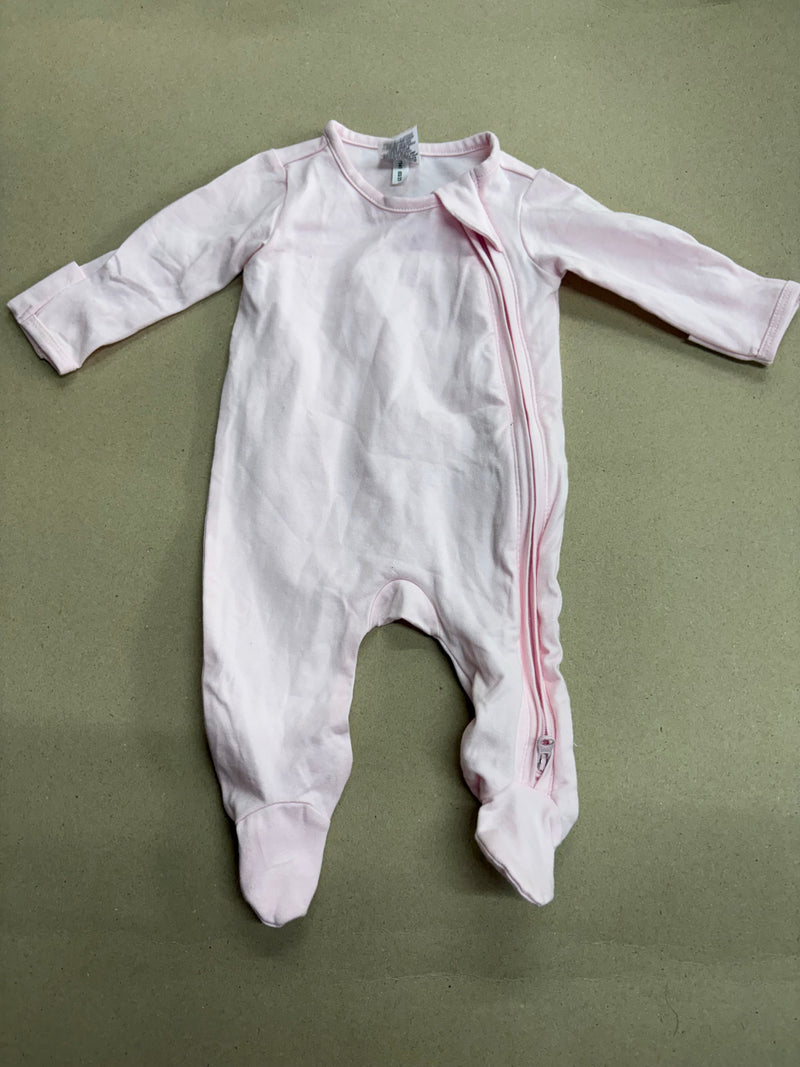 Baby pink with shoe(zipper)-Baby High quality jumpsuit