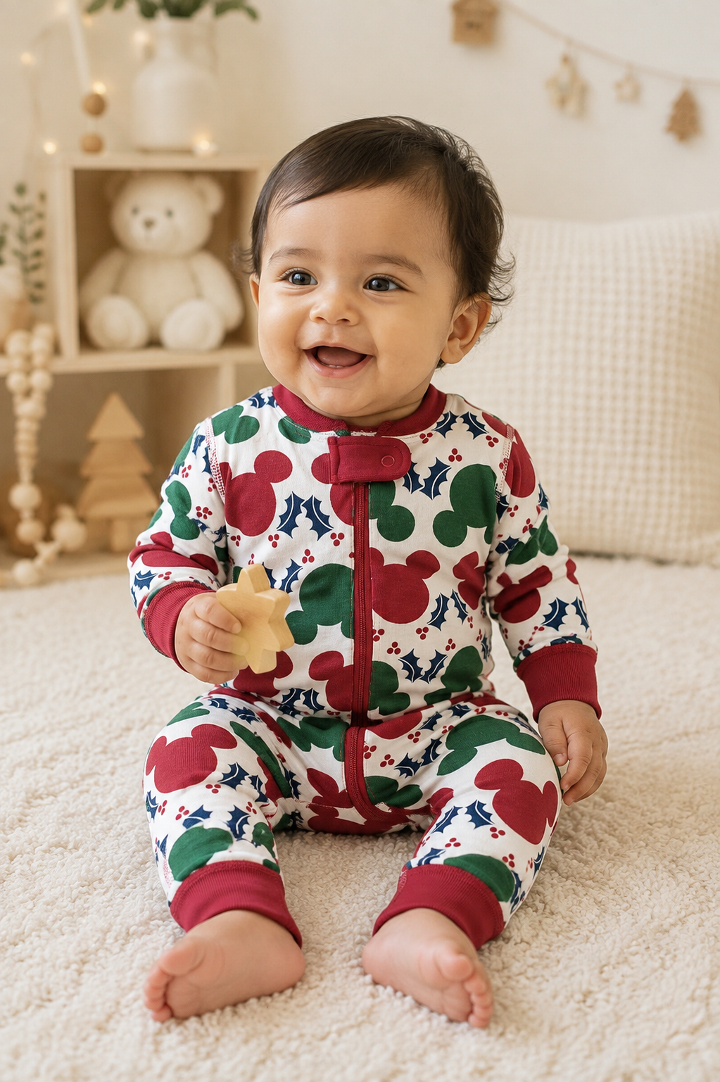 Red green mickey face - Full Jumpsuits
