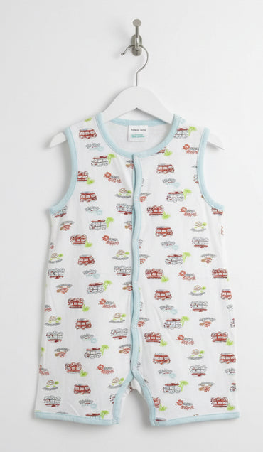 Bus- baby half Jumpsuit