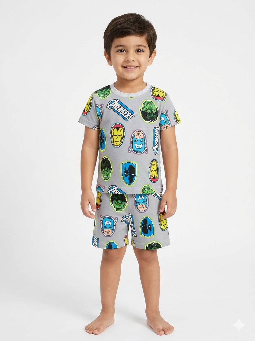 Avengers Power Kids Co-ord Set        premium quality.