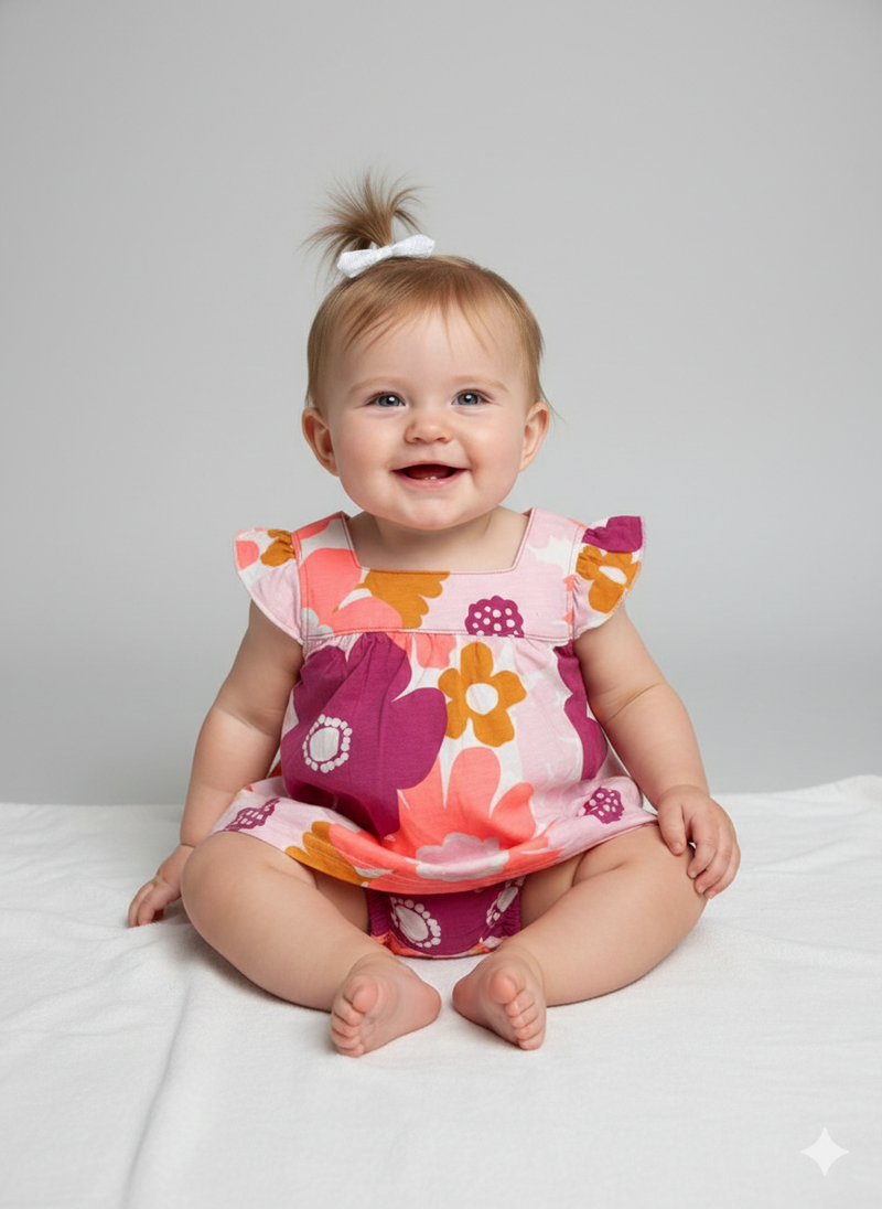 Pink - Onesies frock