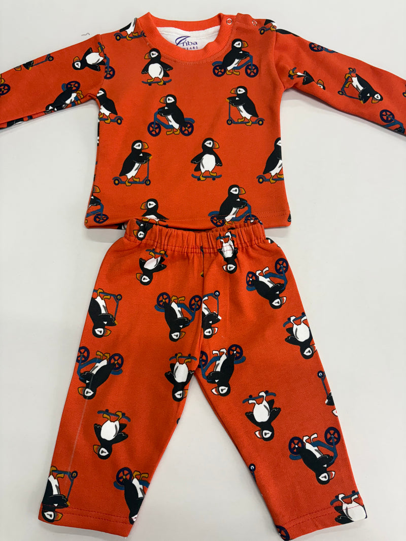 Premium loop net winter wears IN-12/0011 Orange Character