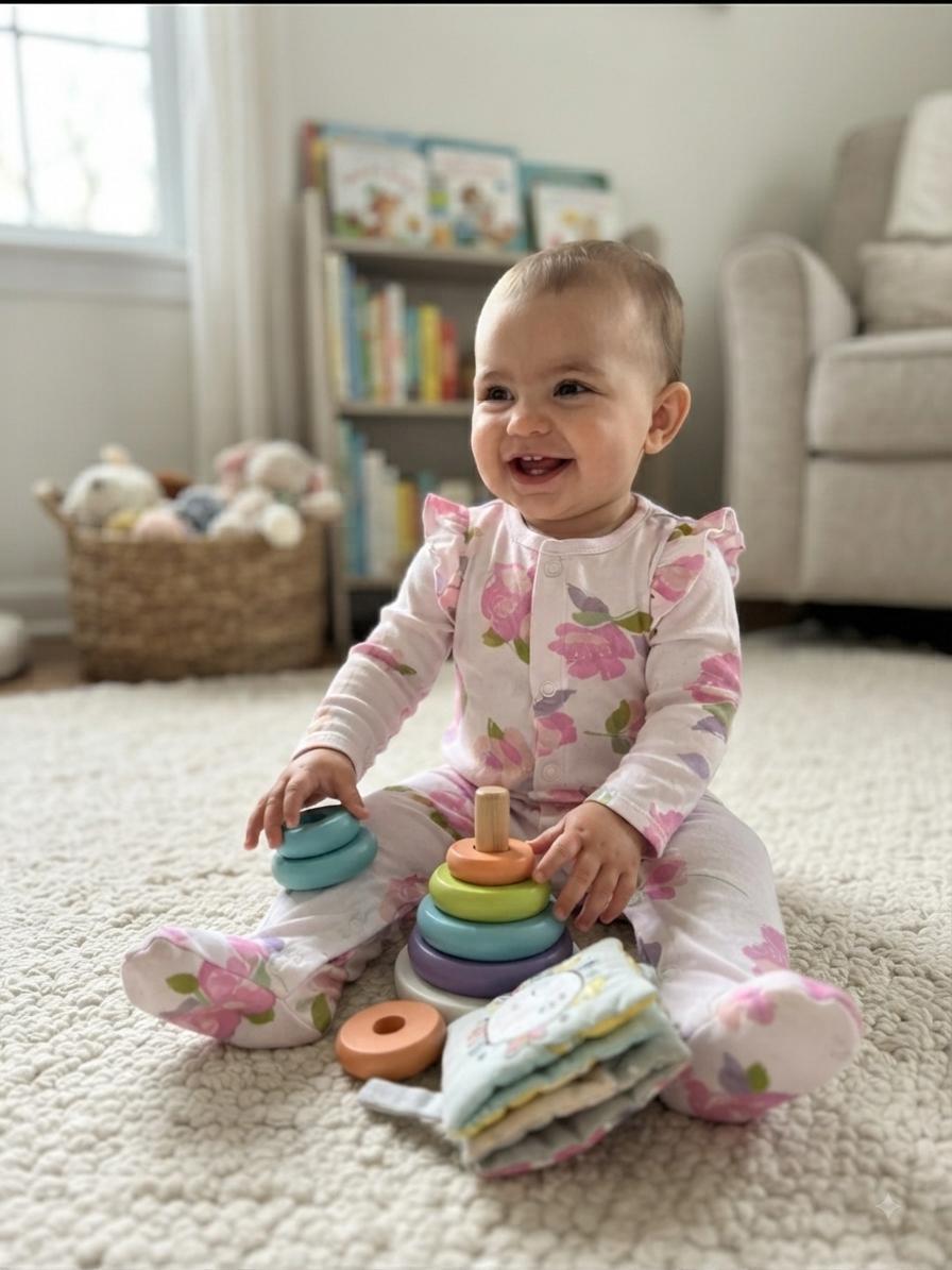 Pink flowers 🌺 -Baby High quality jumpsuit