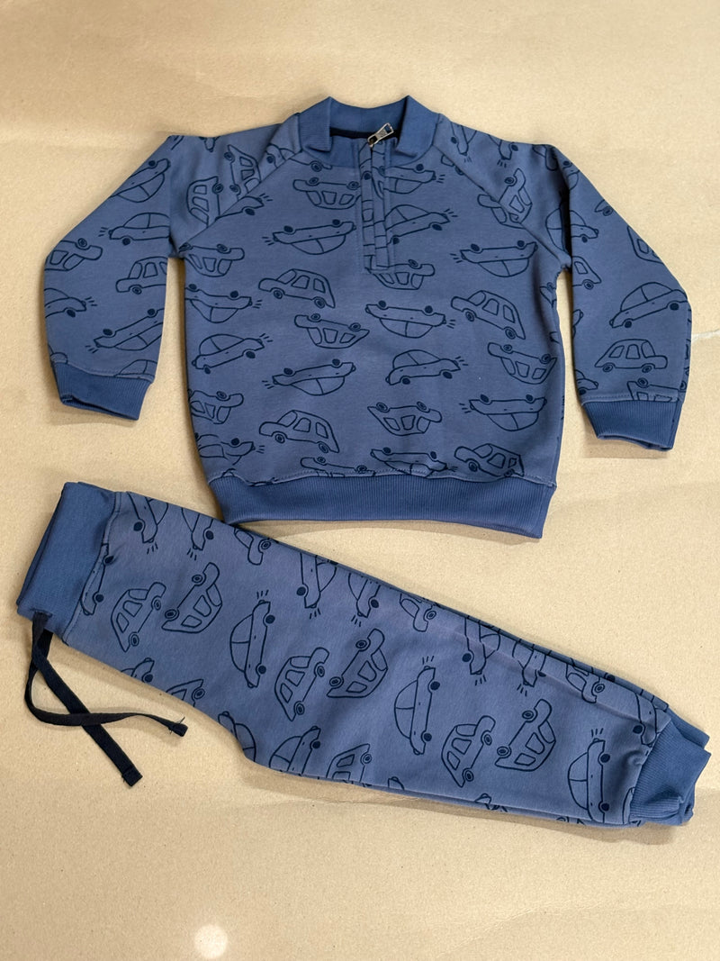 Blue with car 🚙 - Baby winter set