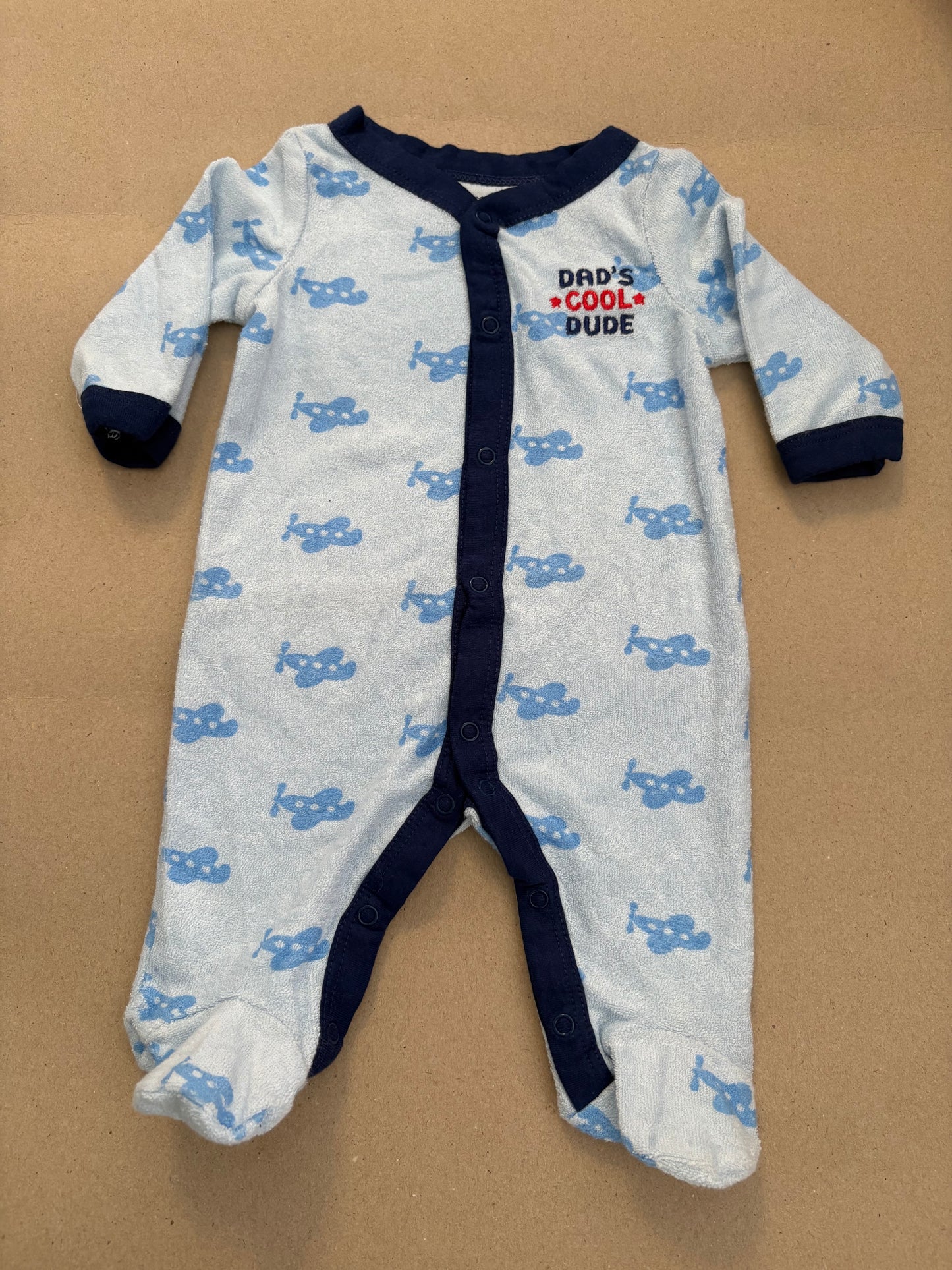 Light blue aeroplane -full Jumpsuits