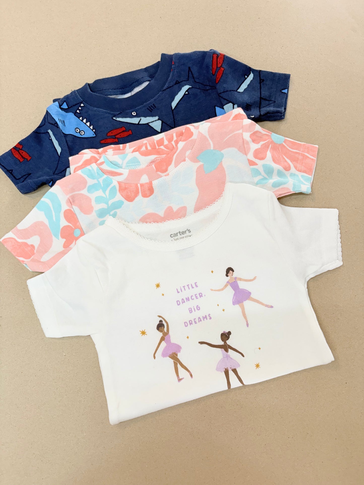 Girls & boys half t-shirts 3 Pcs Combo Set