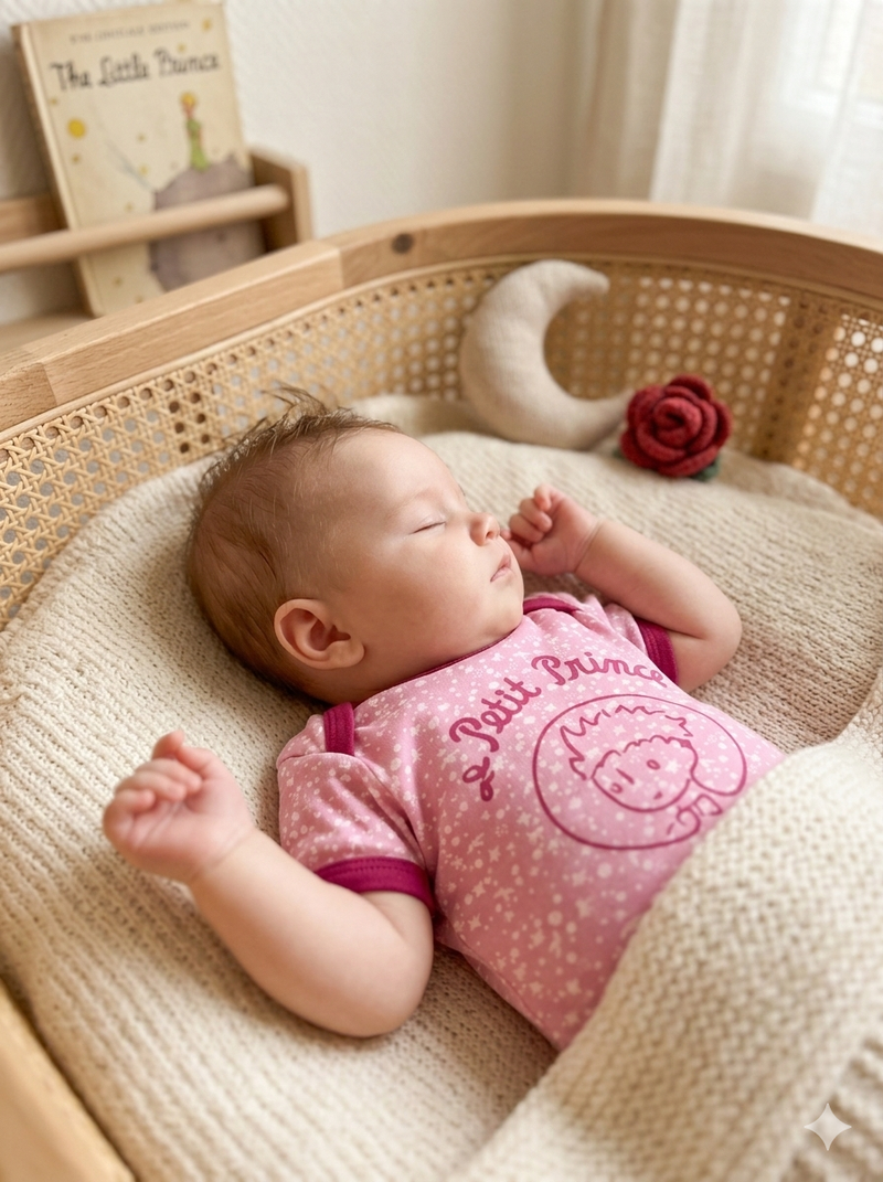 Pink Le Petit Prince- Baby Romper