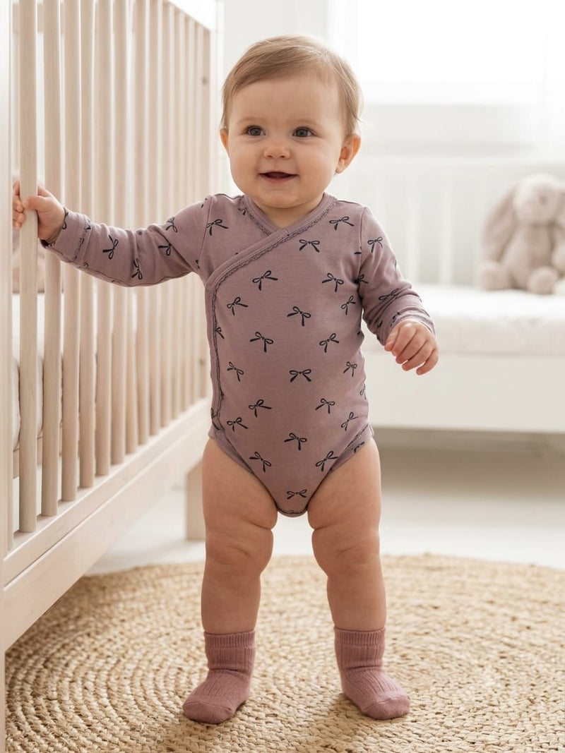 Purple ribbon 🎀 Baby romber full sleeve