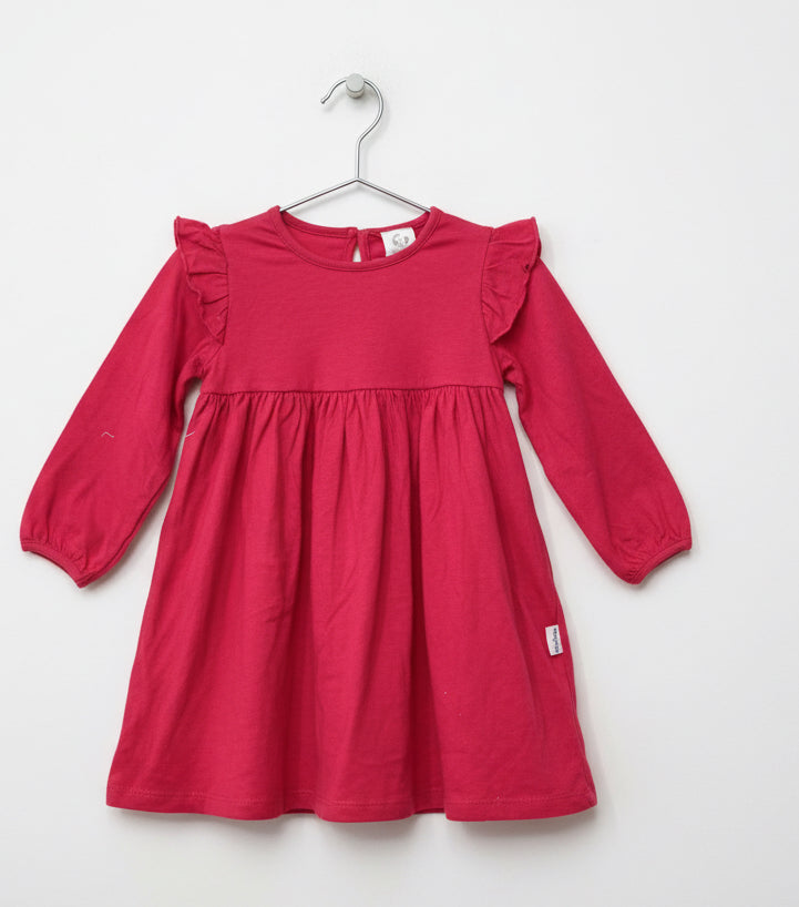 Red -baby fullSleeve frock
