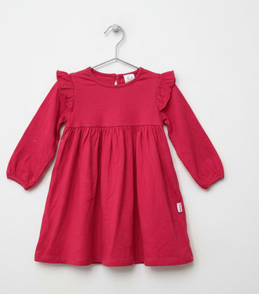 Red -baby fullSleeve frock