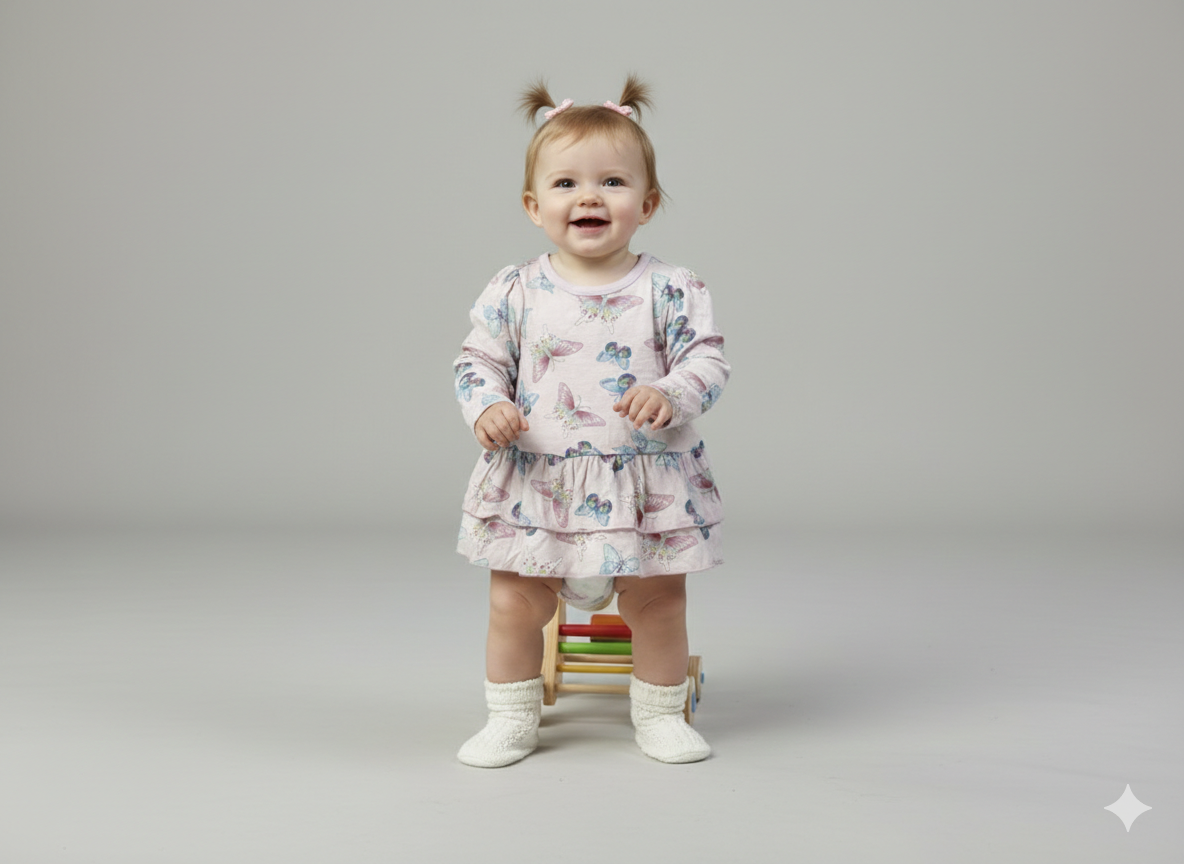 Butterfly - baby full sleeve top